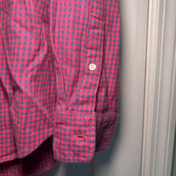 Vineyard vines slim fit tucker shirt pink blue men's large‎ preppy career office - Picture 5 of 8